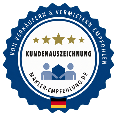 Von Verkäufern & Vermietern empfohlen