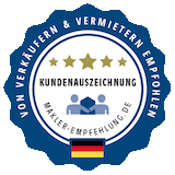 Von Verkäufern & Vermietern empfohlen