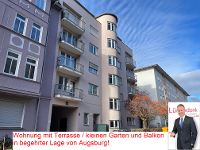 Wohnimmobilie Kauf Etagenwohnung Gartenwohnung in gefragter Lage von Augsburg