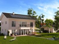Wohnimmobilie Kauf Einfamilienhaus Neubau - Projekt / Großes Landhaus in Kfw 55 Standard, durchdachte Architektur mit flexiblen Grundrissen, hochwertige Bauweise und gehobene Ausstattung mit vielen Ex