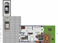 Wohnimmobilie Kauf Doppelhaus Stein auf Stein und grundsolide - vermietete Doppelhaushälfte mit Garage