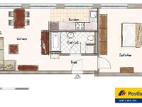 Wohnimmobilie Miete Etagenwohnung Gemütliche Single-Wohnung