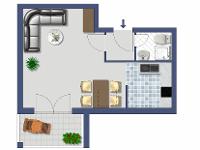 Wohnimmobilie Kauf Etagenwohnung Helle Einzimmerwohnung über den Dächern von Mainz-Finthen